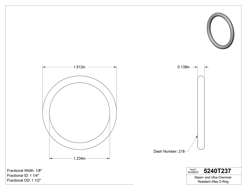 Technical drawing - 5240T237